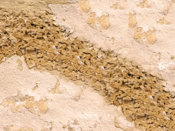 Bahçede taş dokusu, yakın görüş.