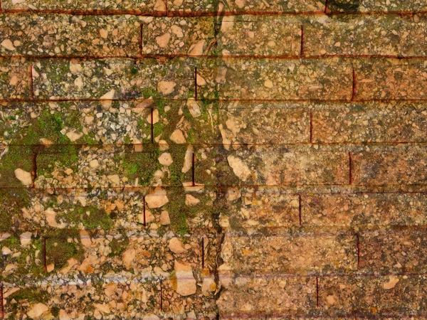 Arka plan için Bahçedeki Taş Doku 'nun yakın plan çekimi.