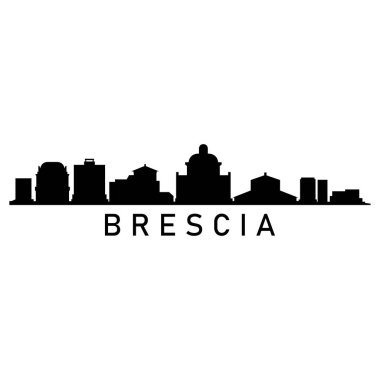 Brescia şehir manzarası vektör çizimi