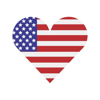 Amerika Birleşik Devletleri 'nin kalp şeklinde bayrağı
