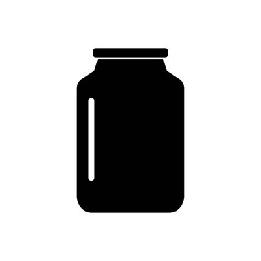 Bir bal kavanozunun vektör illüstrasyonu.