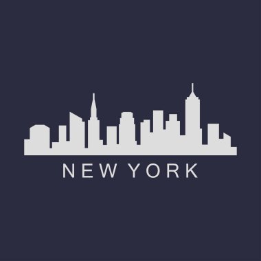 new york cityscape vector illustration