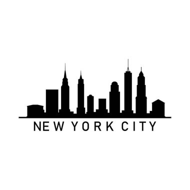 new york cityscape vector illustration