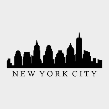 new york cityscape vector illustration