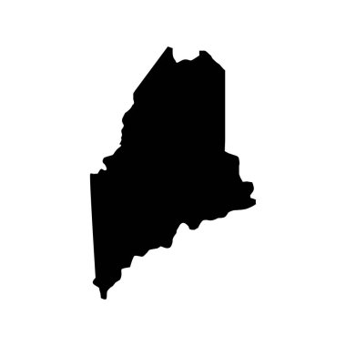 Maine haritası, basit tasarım