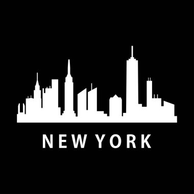 new york cityscape vector illustration