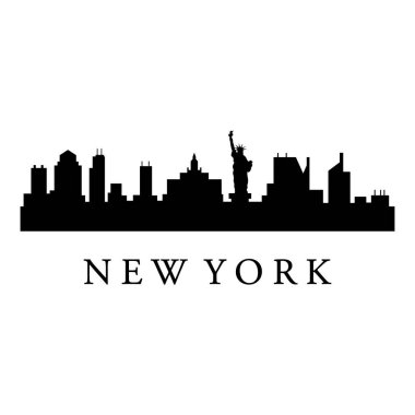 new york cityscape vector illustration
