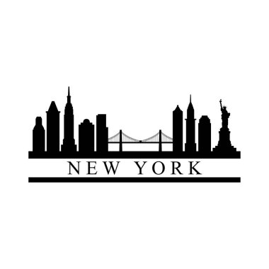 new york cityscape vector illustration