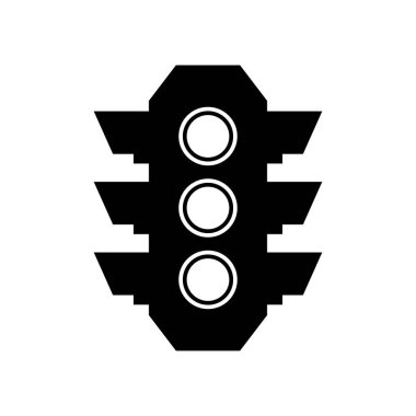 trafik ışığı simgesinin vektör illüstrasyonu