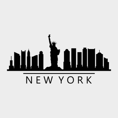 new york cityscape vector illustration