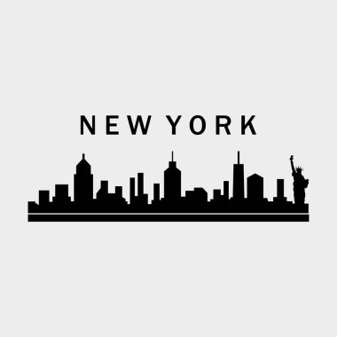new york cityscape vector illustration