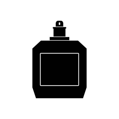 Parfüm şişesi ikonu. Web için parfüm vektör simgeleriyle basit illüstrasyon.