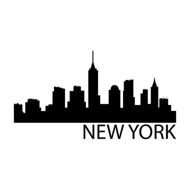 New York ABD şehir vektör illüstrasyonu