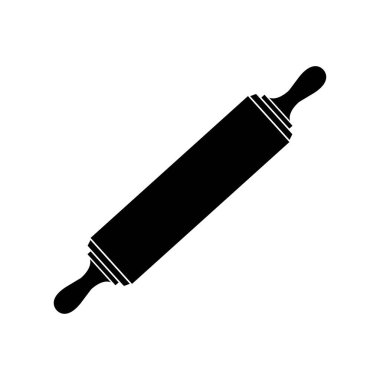 Yuvarlanan iğne simgesinin vektör illüstrasyonu