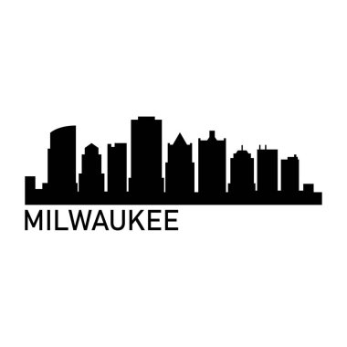Milwaukee ABD şehir vektör illüstrasyonu