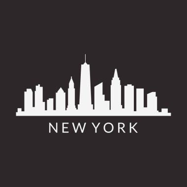 New York ABD şehir vektör illüstrasyonu