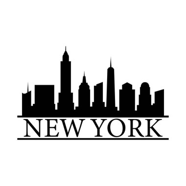 New York ABD şehir vektör illüstrasyonu