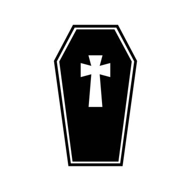 tabut simgesi, vektör illüstrasyonu