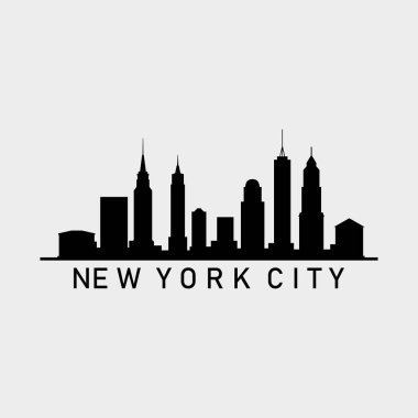 New York ABD şehir vektör illüstrasyonu