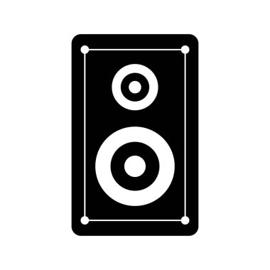 Hoparlör simgesi, vektör illüstrasyonu