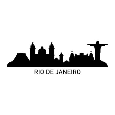 Rio De Janeiro şehrinin vektör logosu
