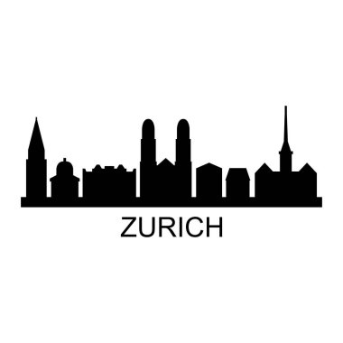 Zürih şehrinin vektör logosu