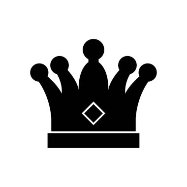 Crown logo vektör illüstrasyon şablonu tasarımı