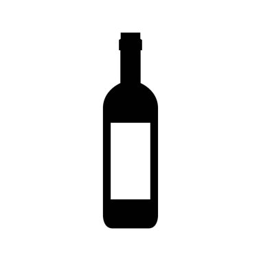 şişe simgesi vektör illüstrasyonu