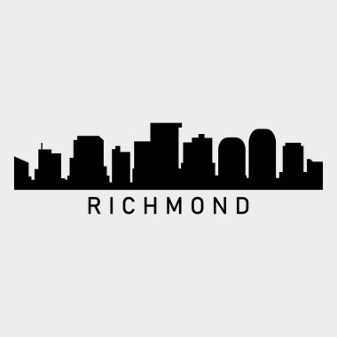 Richmond ABD şehir vektör illüstrasyonu