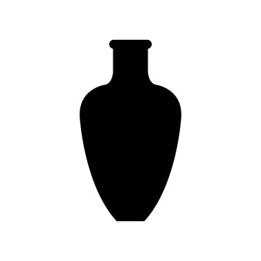 Vazonun modern siluetinin vektör çizimi