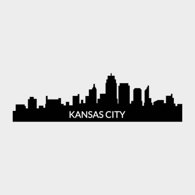 Kansas City, ABD vektör illüstrasyonu