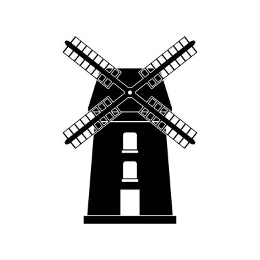 Değirmenin vektör çizimi