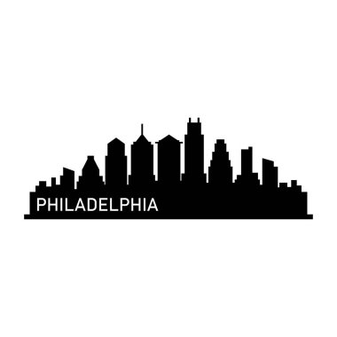 philadelphia ABD şehir vektör illüstrasyonu