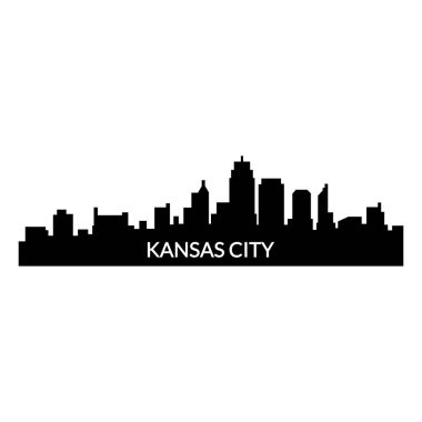 Kansas City, ABD vektör illüstrasyonu