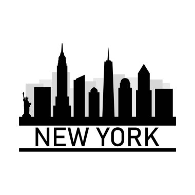 New York ABD şehir vektör illüstrasyonu