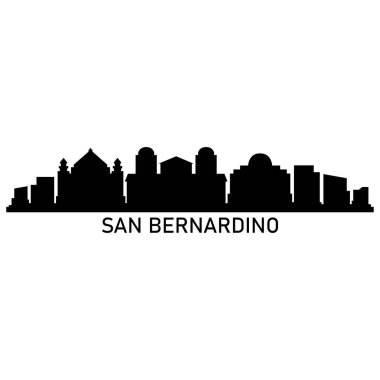 San BernardinoUSA şehir vektör illüstrasyonu