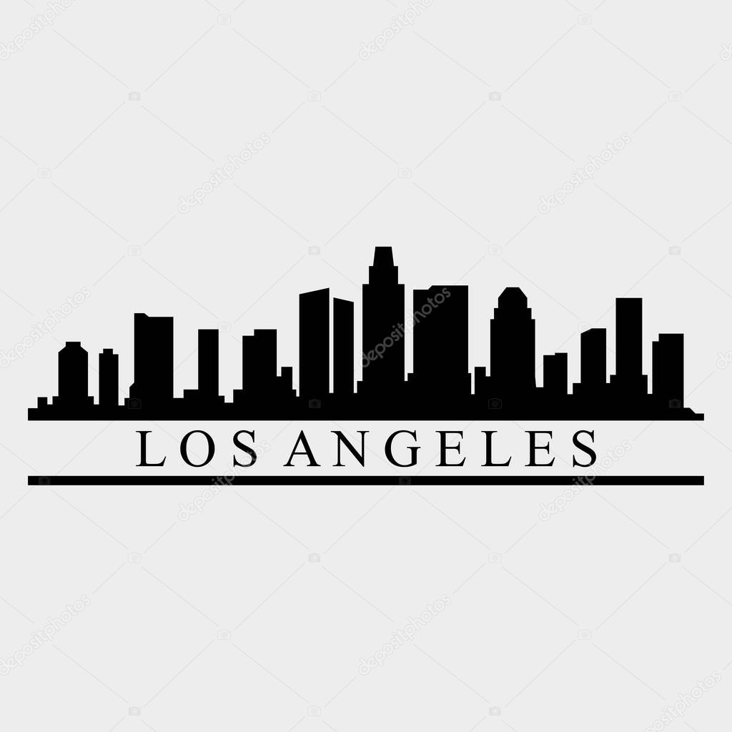 Los angeles USA city vector illustration