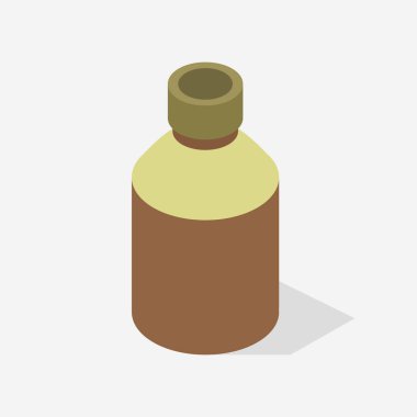 şişe simgesi vektör resimleme arkaplanı 