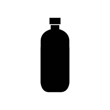 süt şişesi ikonu vektör illüstrasyonu