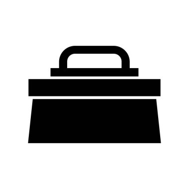 beyaz arkaplanda boya fırçası simgesi