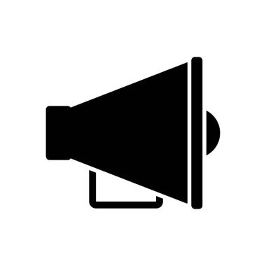 megafon vektör düz simge 