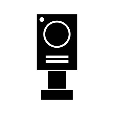 Web kamera ikon vektörü. düz vektör simgesi