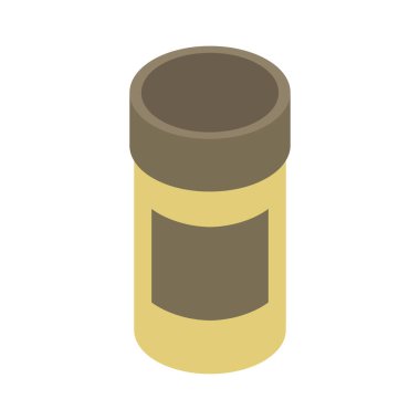 beyaz arkaplanda akvaryum balığı besin simgesi