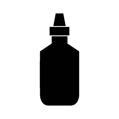 Beyaz arkaplanda göz damlası simgesi