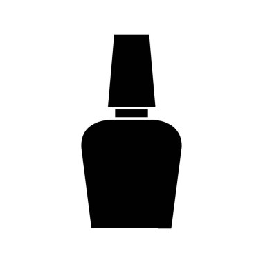 tırnak cilası simgesi beyaz arka plan üzerinde