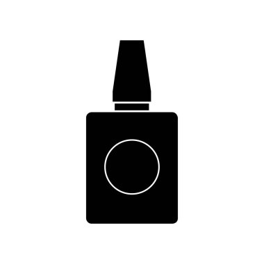 tırnak cilası simgesi beyaz arka plan üzerinde