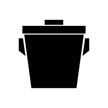 Mutfak kabı vektör düz simgesi.