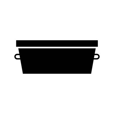 küvet vektör simgesi, basit biçim