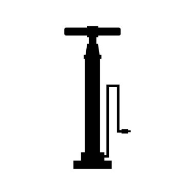 bisiklet pompası ikon vektör resimleme arkaplanı 