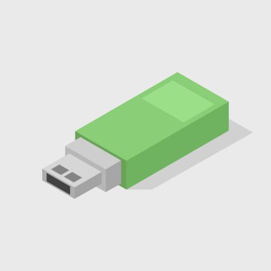 usb sürücü simgesinin vektör illüstrasyonu
